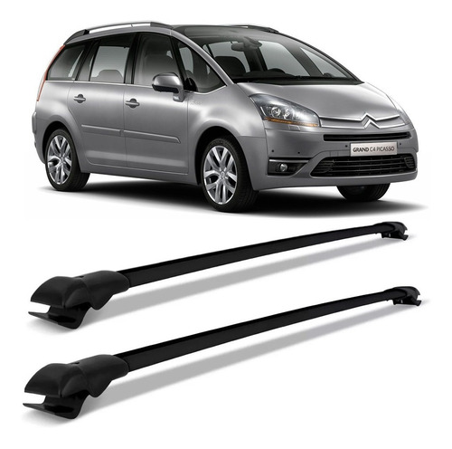 Rack Teto Travessa Citroen Grand C4 Picasso 07/14 Slim Preto