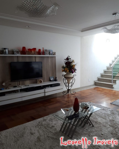 Imagem 27 de 30 de Sobrado Para Venda Com 175 M² Construídos Sendo 3 Suítes, Quintal Com Churrasqueira E 4 Vagas De Garagem! Vila Scarpelli Em Santo André, Sp. - Ca00104 - 70667135