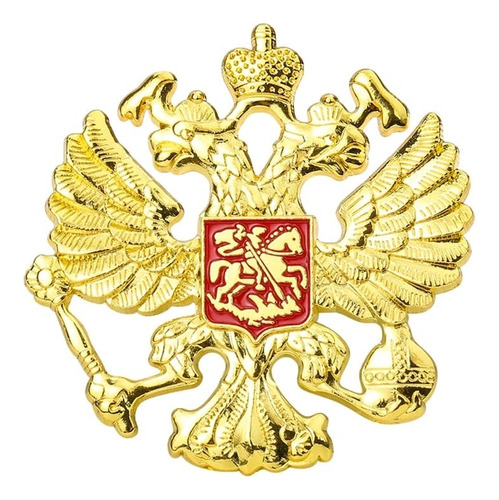 Cucarda Piocha Militar Ejercito Rojo Rusia Águila 2 Cabezas