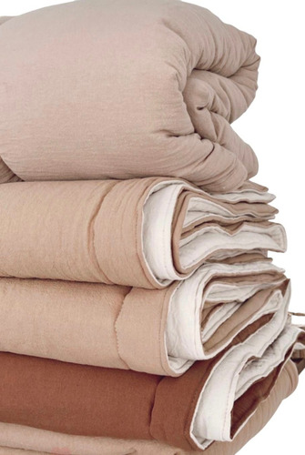 Cobertor Para Asiento De Sillon (pillow) Beige Y Natural