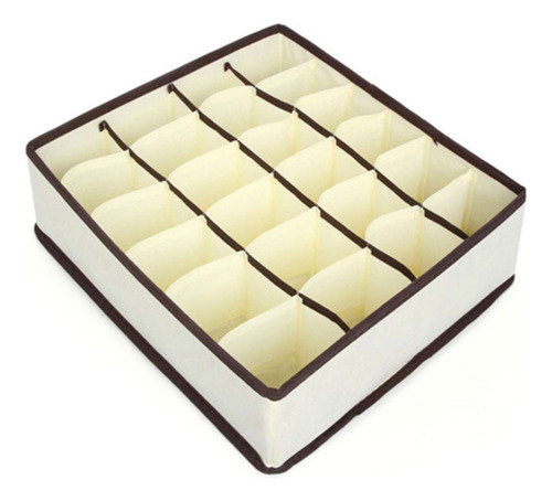 Kit Mega-Xt PO200 de 2 Organizador De Peças Intimas Na Cor Bege