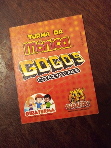 Card Gogos Giraffas Turma Da Mônica Chico Bento (Usado)