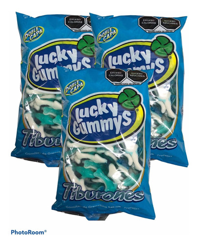 Gomitas Lucky Gummys Tiburones 3 Kg
