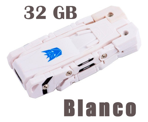 Memoria Usb Perro Robot Transformers Pendrive De 32gb