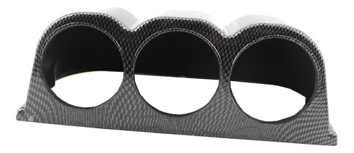 Tf Soporte Triple Gauge Pod Con Patrón De Carbono De 52 Mm