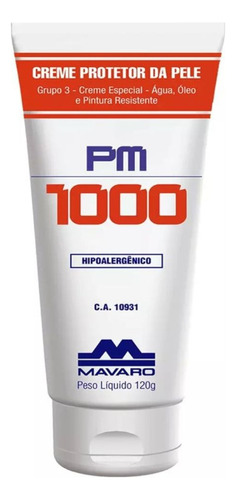 Kit 2 Creme Pm1000 120g Mavaro Grupo 3 Ca 10931