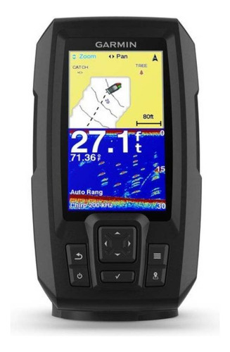 Gps Sonar Garmin Striker Plus 4 + Transducer Pesca Nautico Preto