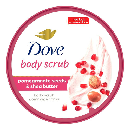 Crema Dove Exfoliante Granada Y Shea Butter 298ml Americana