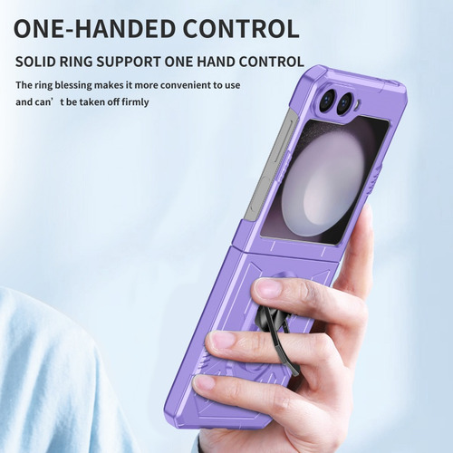 Funda De Teléfono Armors Con Soporte Anular Para Samsung Galaxy Z Flip 7, 6, 5 Z 4 3 5g, Antiimpacto, A Prueba De Golpes