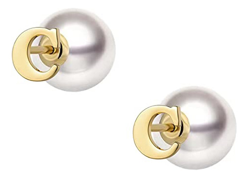 Pendientes Iniciales Para Mujer Niñas 14k  B09ztqghtv_140324