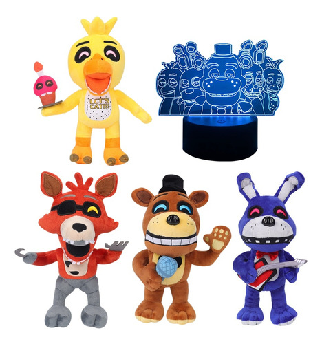 Five Nights Harem Freddy Peluche Muñeca Juego De 5 Piezas