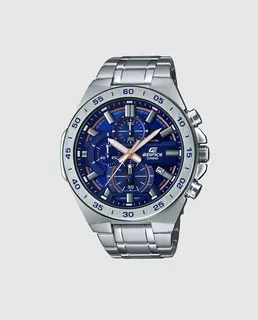 Reloj Casio Edifice Modelo Efr-564 Caratula Azul