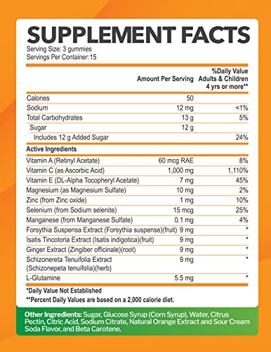 Vitamina C 1000mg Gummies Para Adultos Amp; Niños G2hsz
