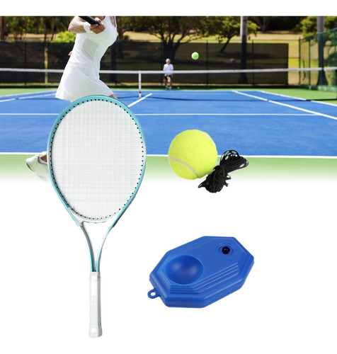 Pelota De De Tenis, Equipo De Entrenamiento De Raqueta Azul