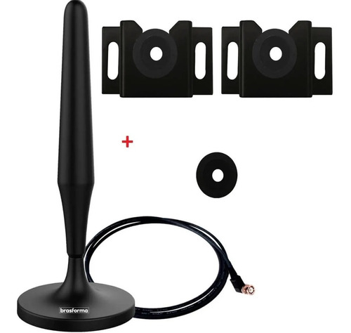 Antena Interna Digital Tv Hdtv 4k +kit Suporte Universal Tv 