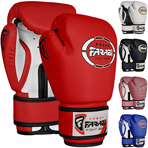 Farabi Sports Kids Boxing Gloves 4-oz Kickboxing Muaythai Pu
