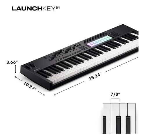 NOVATION　Launchkey 61 MK4 USB-MIDIキーボード Novation Launchkey 61 Mk4 Midi Usb 61 Teclas | MercadoLivre
