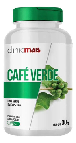 Café Verde Clinicmais 60 Cápsulas 30g