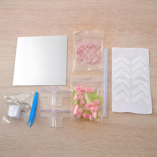 Diy Espejo Led Cube Tulipanes Lamparas Led Lamparas De Noche