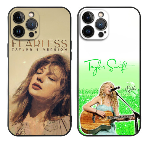 2pcs Taylor Swift Funda Para iPhone Lover Folklore Ts002
