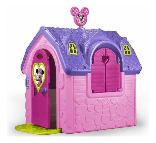 Casa Lovely Minnie Mouse Con Tobogán Para Niña