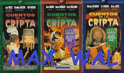 Cuentos De La Cripta Coleccion 3 Vhs Terror Max_wal