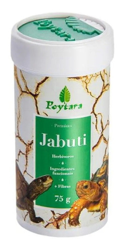 Ração Para Repteis Jabuti 75g Poytara