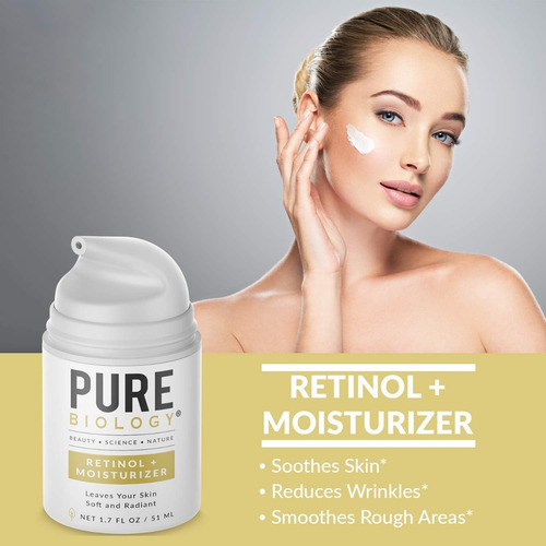 Imagen 5 de 6 de Acido Hialuronico Retinol Premium Crema Anti Edad Y Arrugas