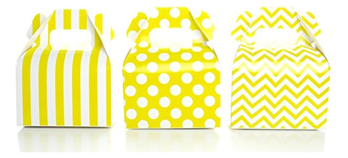 Food With Fashion Yellow Wedding Candy Boxes, Yellow Party F