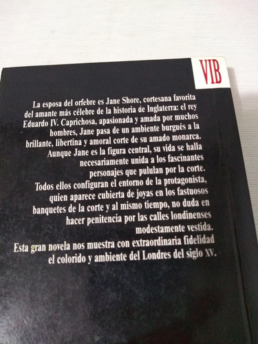 Jean Plaidy La Esposa Del Orfebre Novela Historica Palermo E (Usado)
