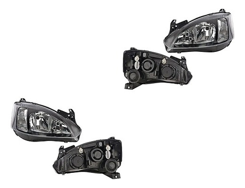 Par De Faros P- Chevrolet Corsa 2003 2004 2005 2006 2007
