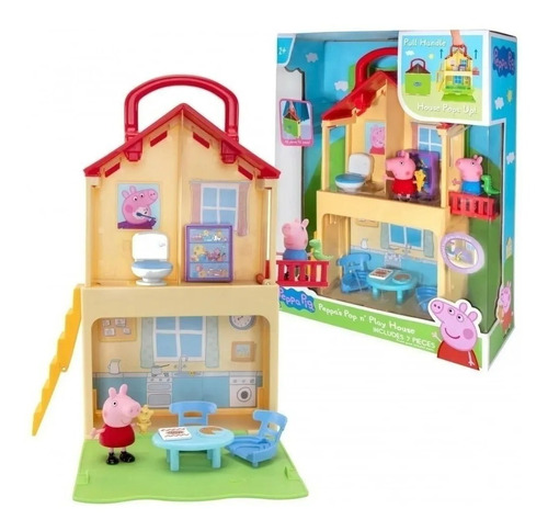 Casa Peppa Pig Con Accesorios, Peppa Y George House Playset