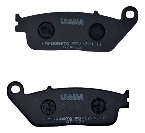 Pastilla De Freno Fras-le Fmpd00870 Honda Nx650 88/97