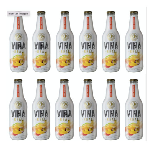 Pack De 12 Cooler Viña Real Mango Maracuya 330 Ml