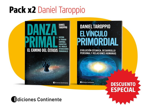 Pack Oferta 2 Libros Daniel Taroppio Danza Primal Y Vinculo