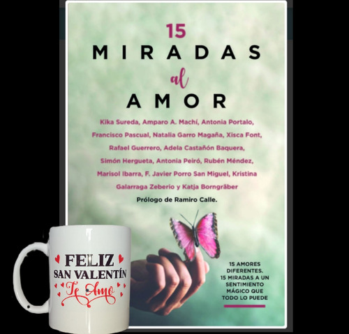 15 Miradas Al Amor Con Taza De Regalo