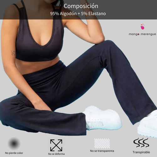 Leggings Deportivos Gym Dama Mango Y Merengue Con Bolsa