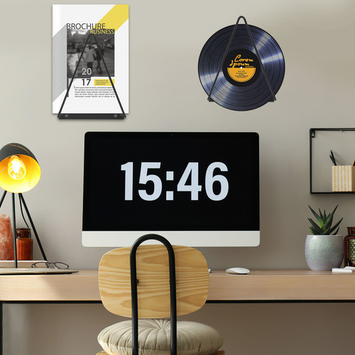 Revistero Colgante Para Colgar Discos De Vinilo En La Pared,
