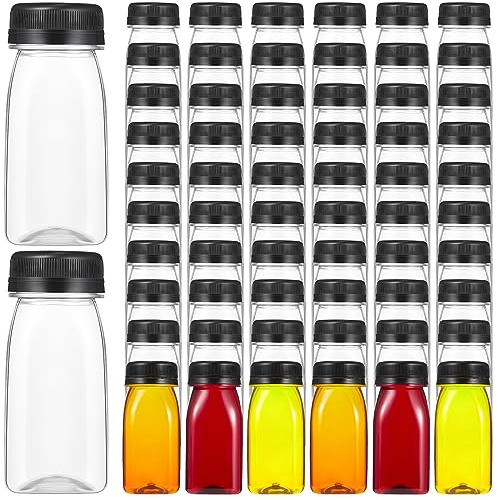  Mini Botellas De Plástico Para Jugos Y Bebidas 