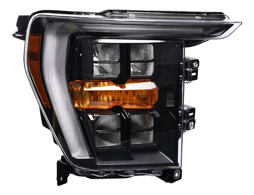 Faro C/leds Ford Lobo Raptor Doble Cab Der 2021 2022 Depo