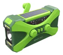 Comprar Lámpara Recargable Linterna Radio Cargador Solar Manivela