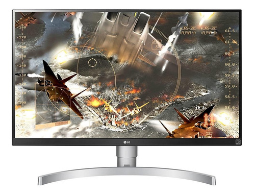 Imagem 1 de 6 de Monitor gamer LG 27UL650 led 27 " branco 100V/240V