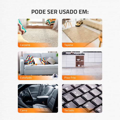 Aspirador De Pó Hepa Turbo 2000 Mondial Branco/laranja Ap-15 Branco
