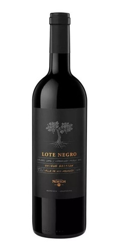 Imagen 1 de 2 de Vino Norton Lote Negro Unique Edition Malbec Cabernet Franc