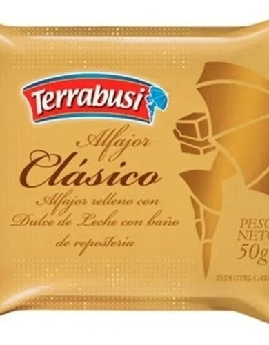 Alfajor Terrabusi Clasico X 48 Golosinera Naranjaylimon