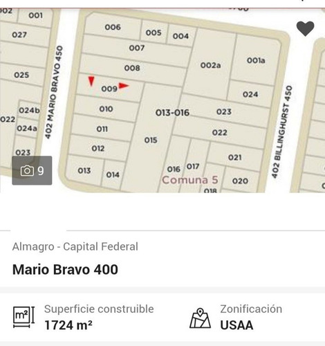Imagen 4 de 9 de Lote Terreno De 245m2, Sup. Construíble 1724m2