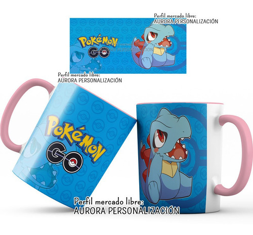 Mug Oreja Rosada   Taza Pokemon Go 002