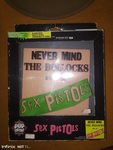 Cover 3d Sex Pistola. Nevera Mind The Bollocks. Mcfarlane.