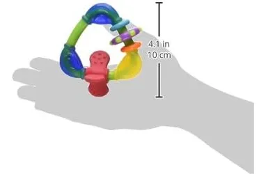 Nuby Spin N Dientes Teether, Los Colores Pueden Variar