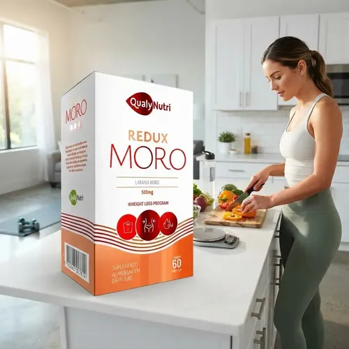 Suplemento em cápsula Qualynutri Redux Laranja Moro de 60 capsulas